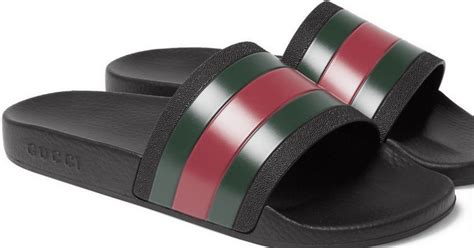 fake gucci tian slides|how to detect Gucci shoes.